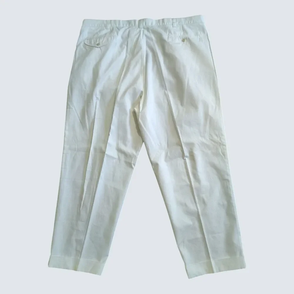Polo Ralph Lauren Men's Hammond Pant Lightweight Cotton Chino White Size 46x30